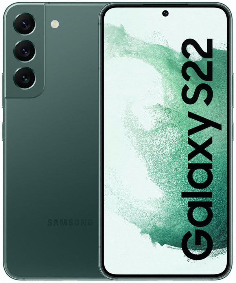 Samsung Galaxy S22 5G 128GB 8GB Green SM-G901U With Case, Screen Protector & Shipping (Like New)