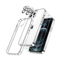 3 in 1 Combo - Case, Screen Protector & Camera Lens Protector for iPhone 12 Pro Max