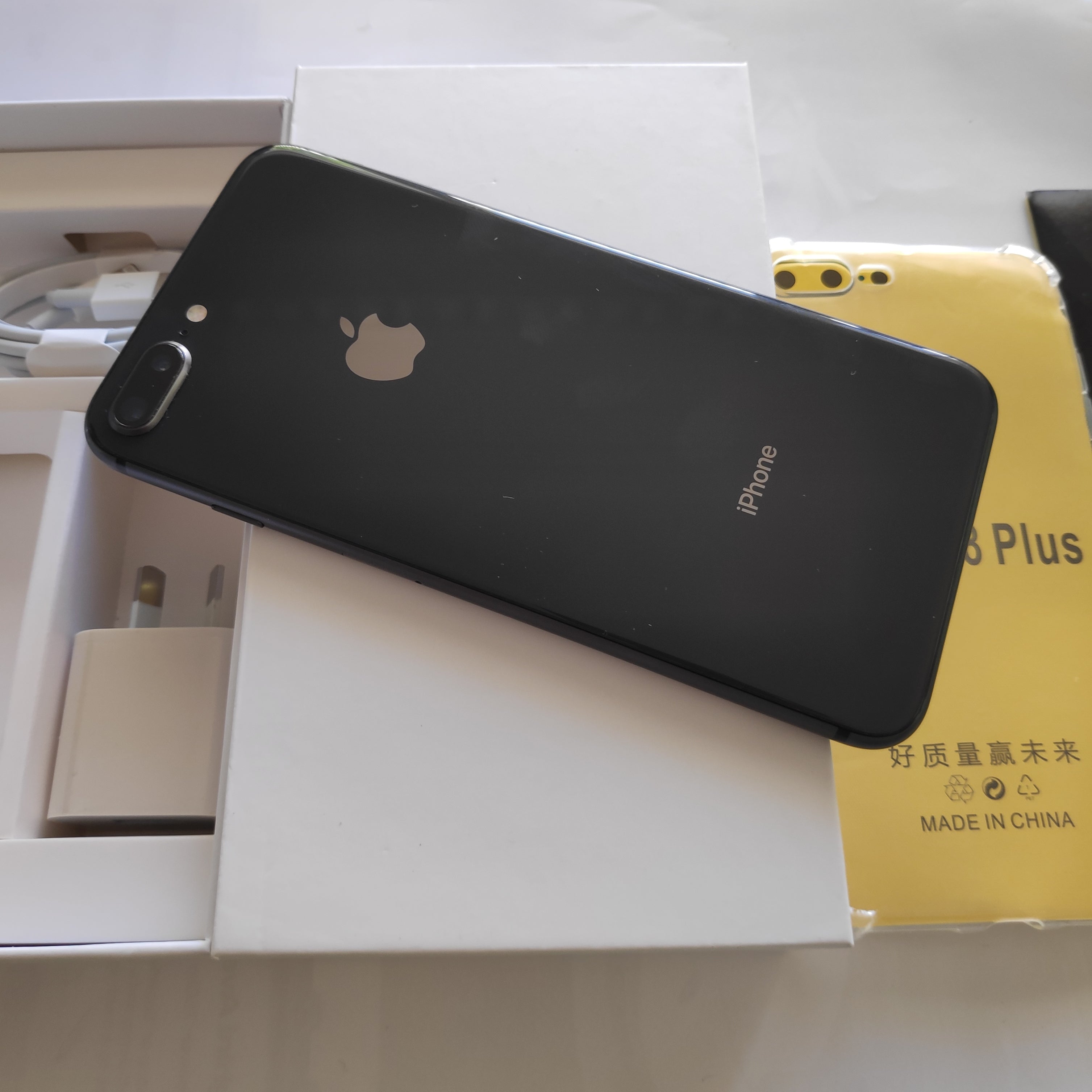 Apple iPhone 8 Plus 64GB Space Grey (As New) With Case, Screen Protector & Shipping