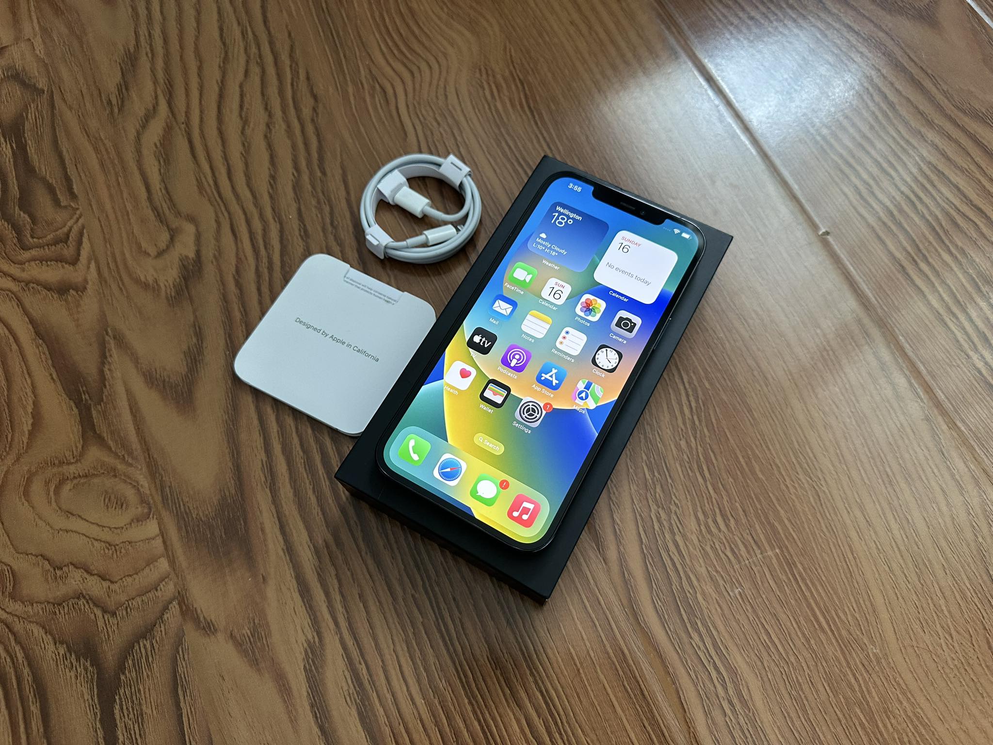 Apple iPhone 13 Pro Max 128GB 5G Graphite Original Box (As New) New Battery, Case, Glass Screen Protector & Shipping