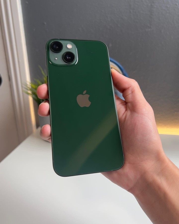 Apple iPhone 13 128GB 5G Alpine Green - New Battery, Case, Screen Protector & Shipping (Excellent)
