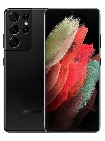 Samsung Galaxy S21 Ultra 5G 256GB 12GB SM-G998D/DS Phantom Black Dual Sim W Case, Glass Screen Protector & Shipping (Good)