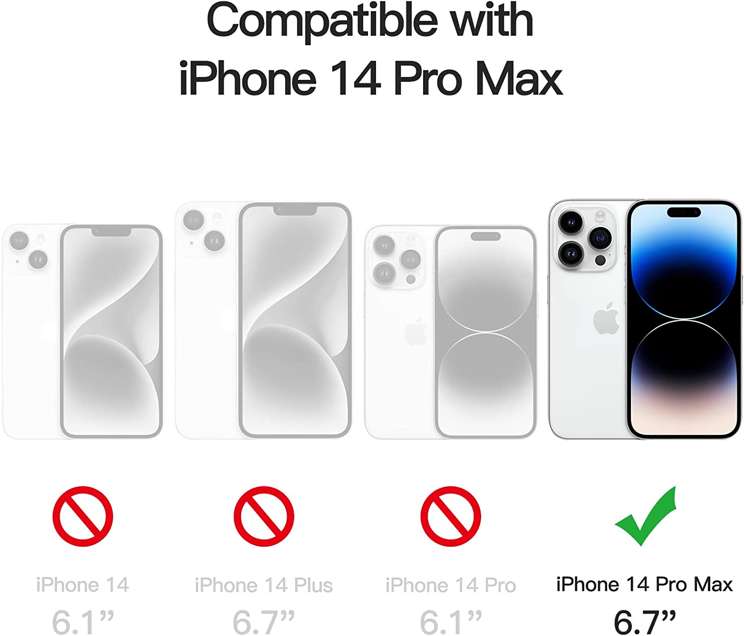iPhone 14 Pro Max Tough Hybrid Clear Case *Free Shipping*