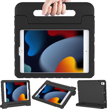 Shockproof Case w Handle & Stand for iPad 9th / 8th / 7th Gen & iPad Air 3 10.5 inch (Black)