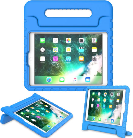 iPad 9.7 inch Shockproof Case w Handle & Stand (Blue)