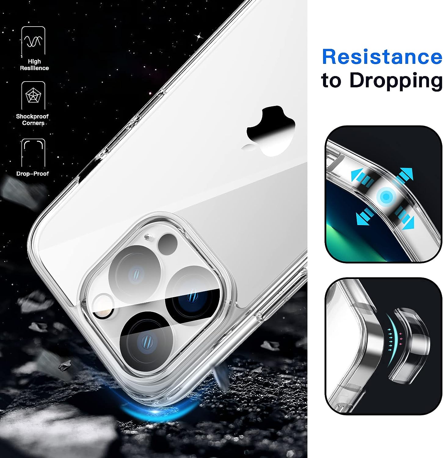3 in 1 Combo - Case, Screen Protector & Camera Lens Protector for iPhone 13 *Free Shipping*