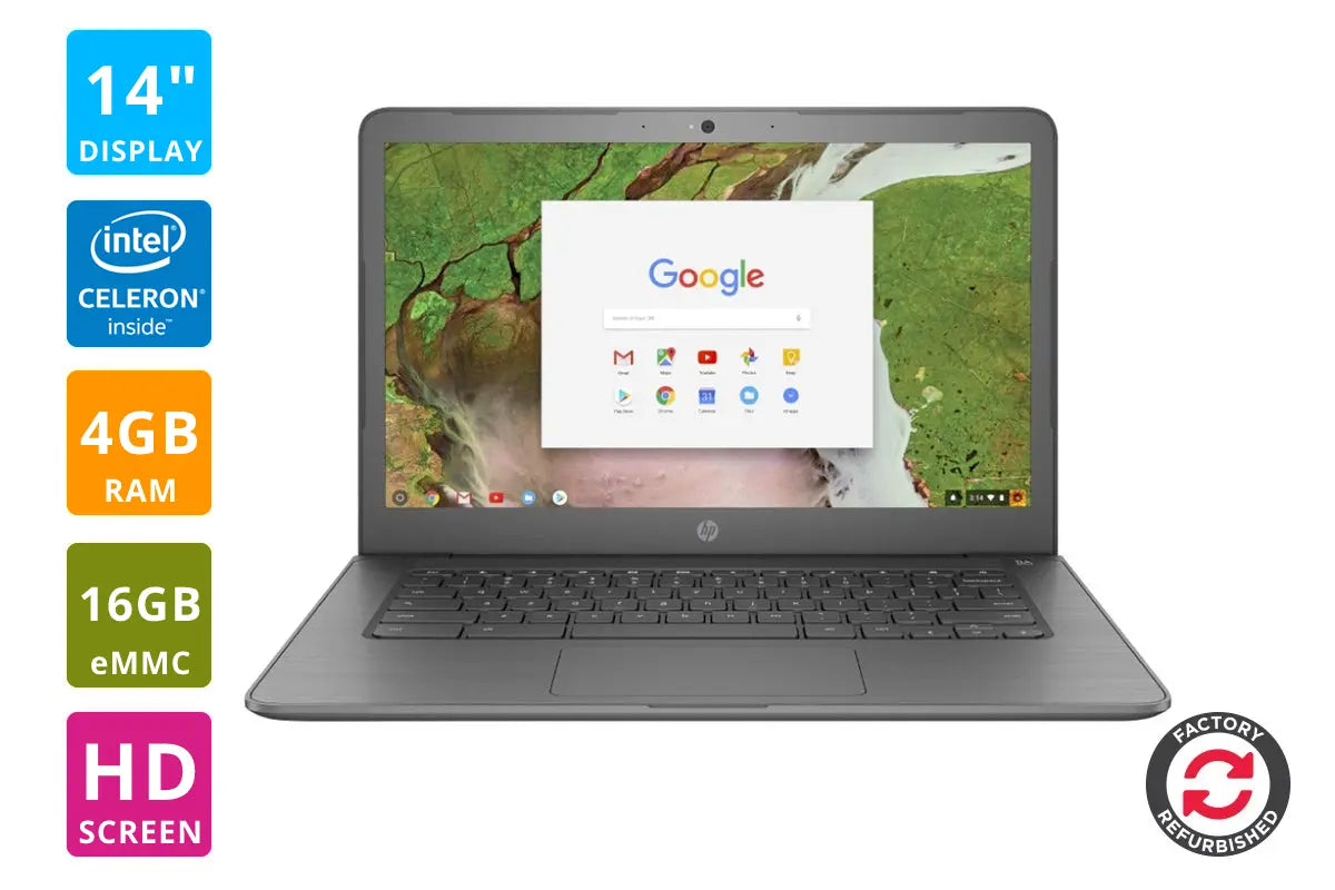 HP Chromebook 14inch G5 Notebook PC - School Ready !! Free Shipping (Imperfect)