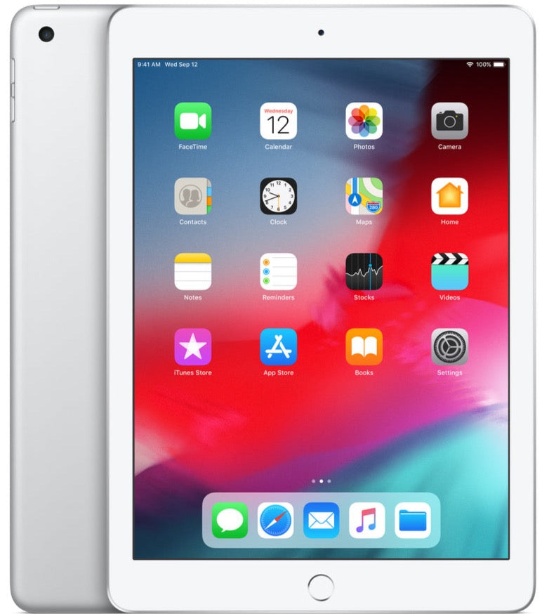 Apple iPad 5th Gen 32GB Wifi White Silver (Excellent) Burn Spot On Screen With Free Shipping