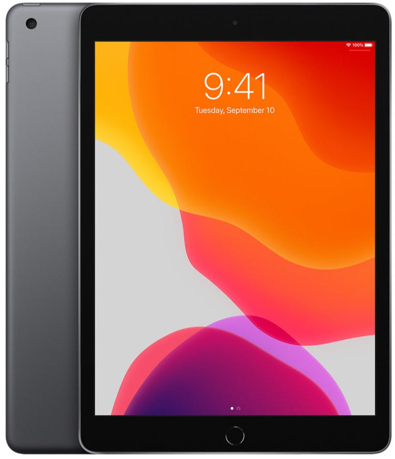 Apple iPad 7 128GB 10.2 inch Wi-Fi Space Gray (Excellent/Small Chip) Free Screen Protector & Shipping