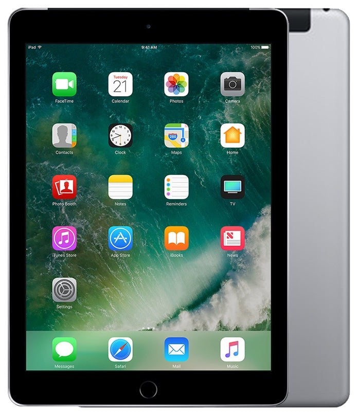 Apple iPad 5 128GB Wifi & Cellular 3G/4G Space Gray (Good) With Screen Protector & Shipping