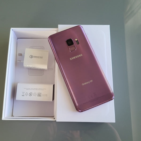 Samsung Galaxy S9 64GB Purple - New Case, Screen Protector & Shipping (Like New)
