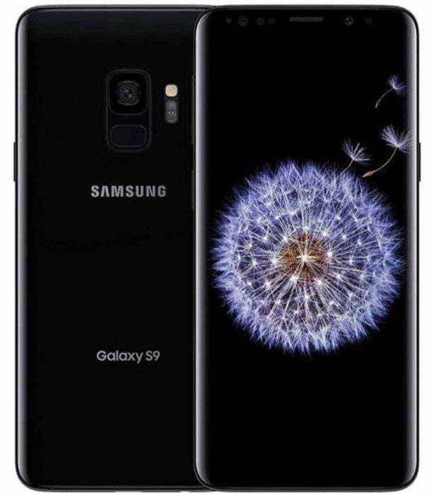 Samsung Galaxy S9 64GB Black with Case, Glass Protector & Shipping (Exc)