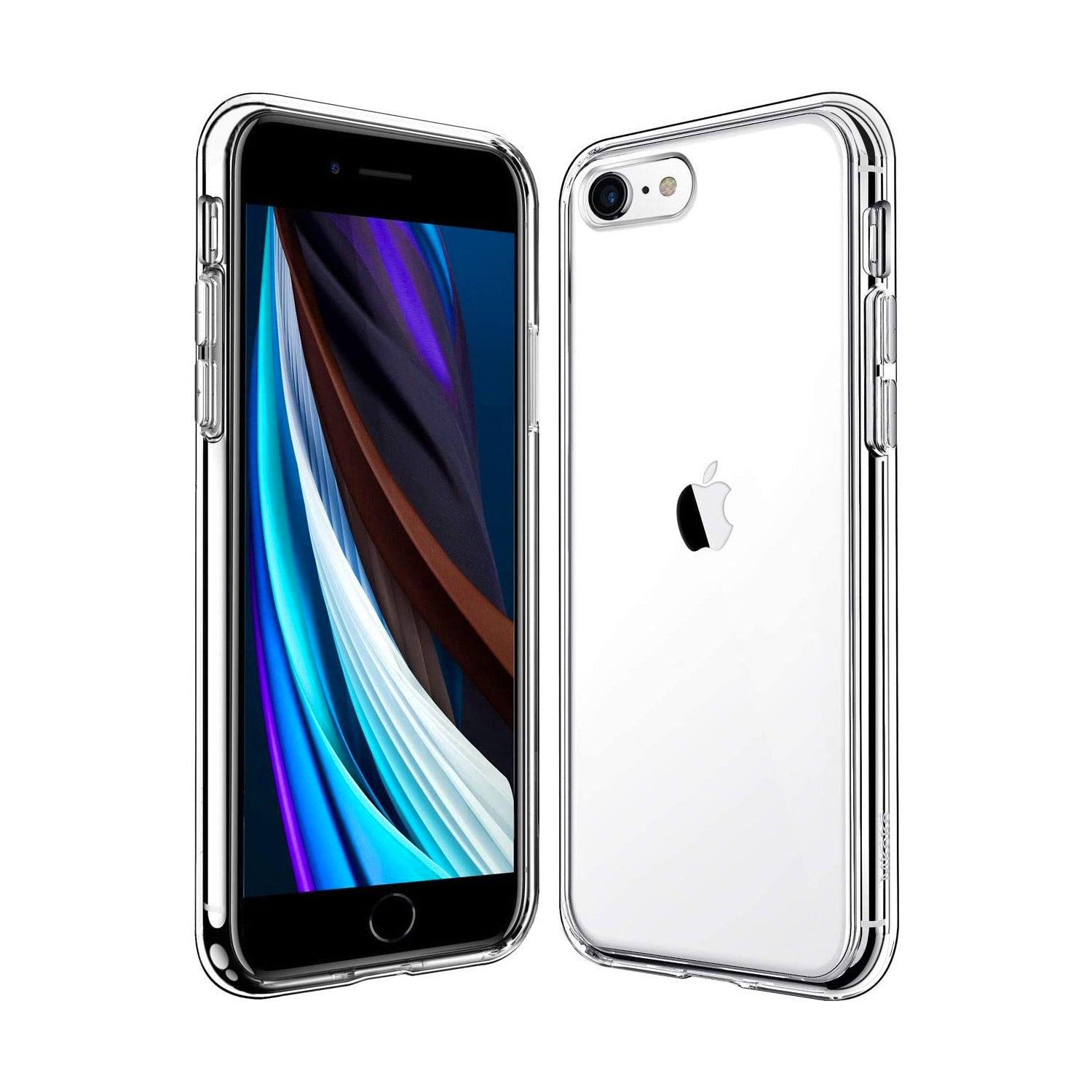 iPhone SE 2022 & 2020, iPhone 8, 7 Tough Hybrid Clear Case