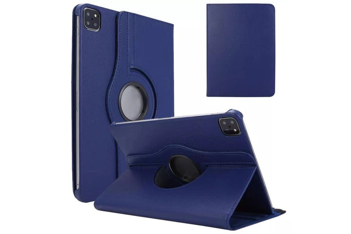 Kickstand Book Case for iPad Pro 12.9 2018 to 2022 - Blue