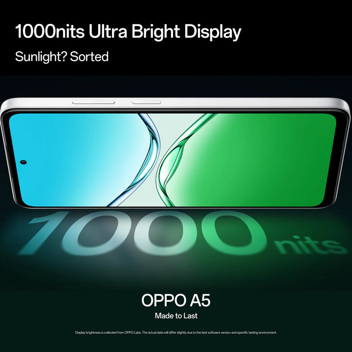 OPPO A5 4G (2025) 128GB - 6GB RAM - Grade A - Pre-Owned