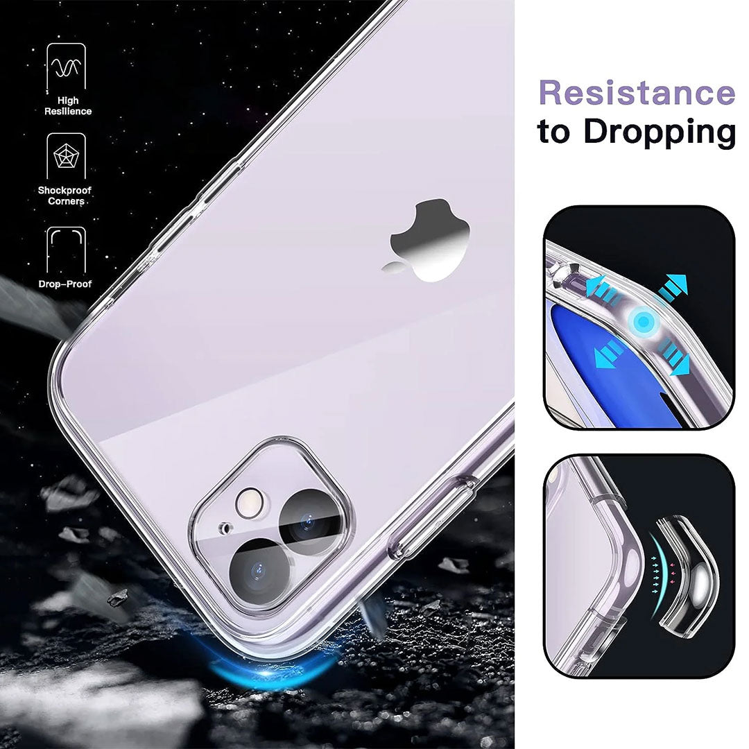 3 in 1 Combo - Case, Screen Protector & Camera Lens Protector for iPhone 11