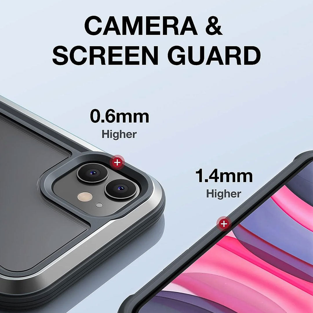 iPhone 11 Shockproof Protective Case - Grey