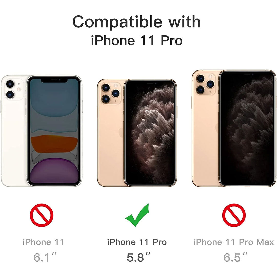 2 in 1 Combo - Case, Screen Protector for iPhone 11 Pro