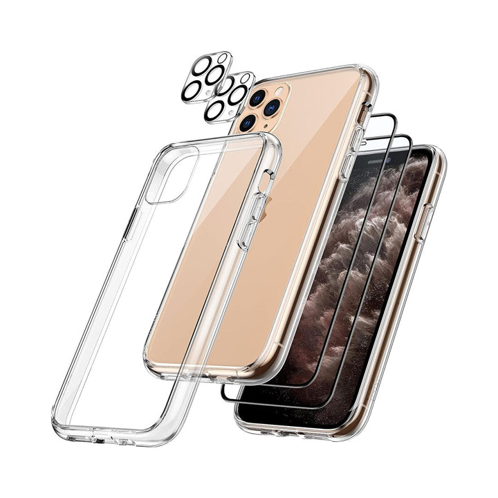 2 in 1 Combo - Case, Screen Protector for iPhone 11 Pro Max