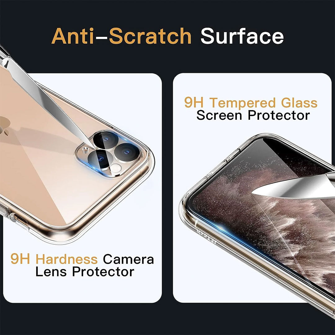 2 in 1 Combo - Case, Screen Protector for iPhone 11 Pro Max