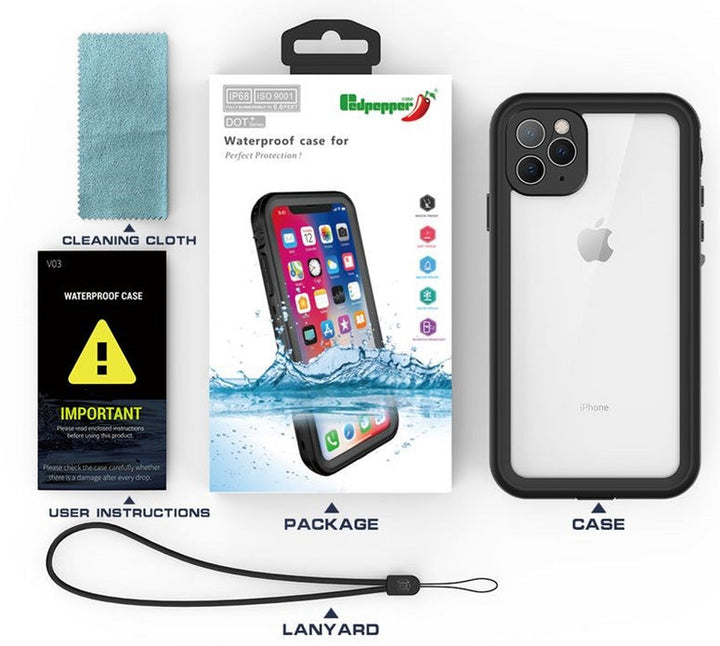 Waterproof Shockproof Dustproof Snowproof Case for iPhone 11 Pro Max