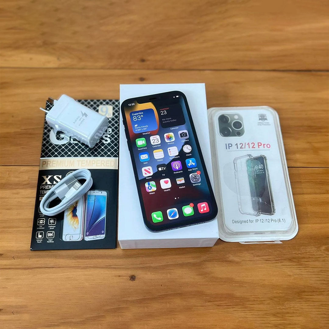 Apple iPhone 12 64GB Blue - New Battery, Case, Screen Protector