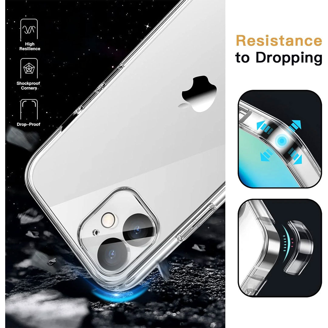 3 in 1 Combo - Case, Screen Protector & Camera Lens Protector for iPhone 12 *Free Shipping*