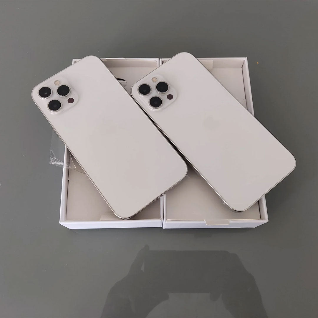 Apple iPhone 12 Pro Max 128GB White 5G New Battery, Case, Screen Protector
