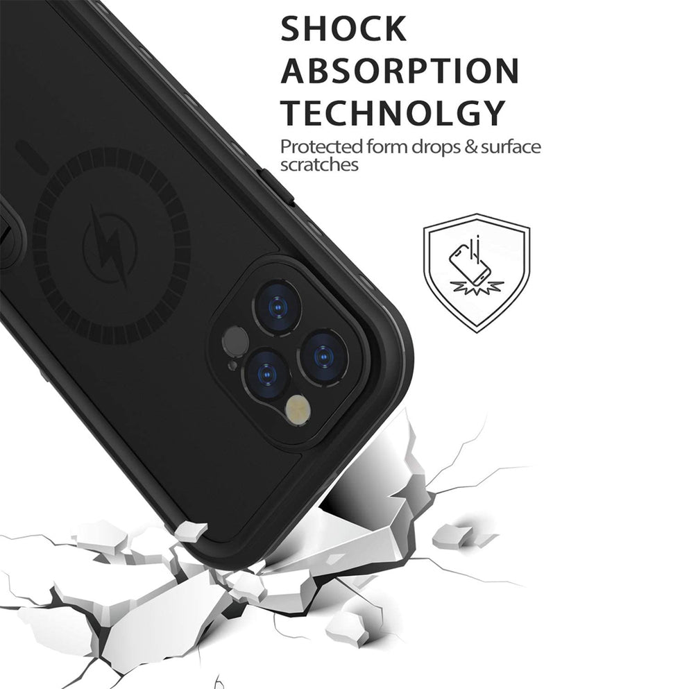 Waterproof Shockproof Dustproof Snowproof Case for iPhone 12 Pro