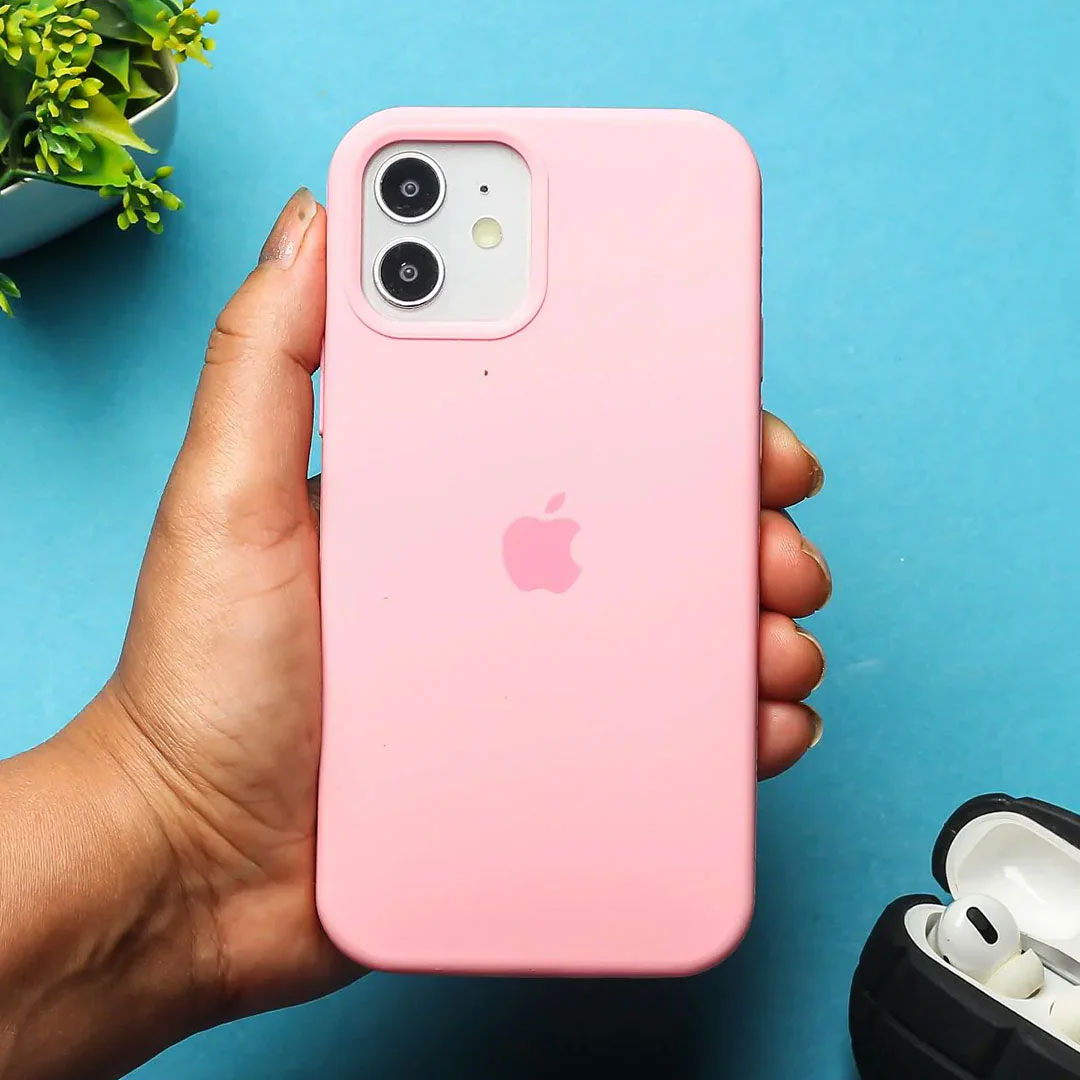 Apple iPhone 12 Silicone Case - Pink
