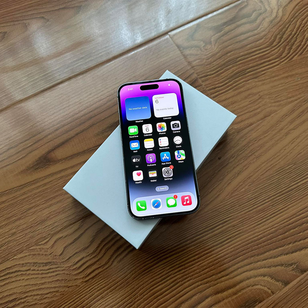 Apple iPhone 14 Pro Max 256GB 5G Space Gray - New Case, Screen Protector