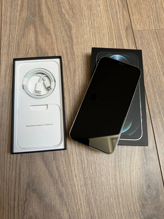 Apple iPhone 12 Pro Max 128GB White 5G (As New) Apple Box, New Case, Screen Protector & Shipping