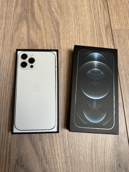 Apple iPhone 12 Pro Max 128GB White 5G (As New) Apple Box, New Case, Screen Protector & Shipping