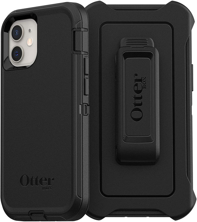 OtterBox Defender Series Rugged Case for iPhone 12 Mini With Holster – Black
