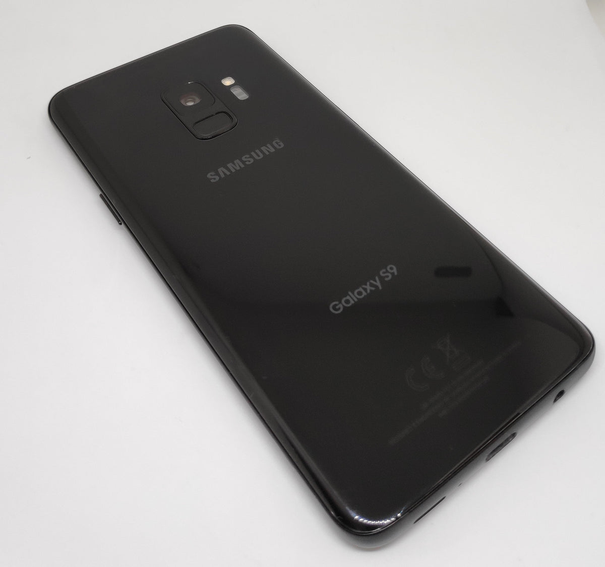 Samsung Galaxy S9 64GB Black (Good) Screen Burn Free Case, Glass Protector