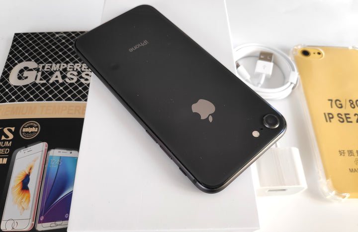 Apple iPhone 8 64GB Space Gray - New Case, Screen Protector (Exc)