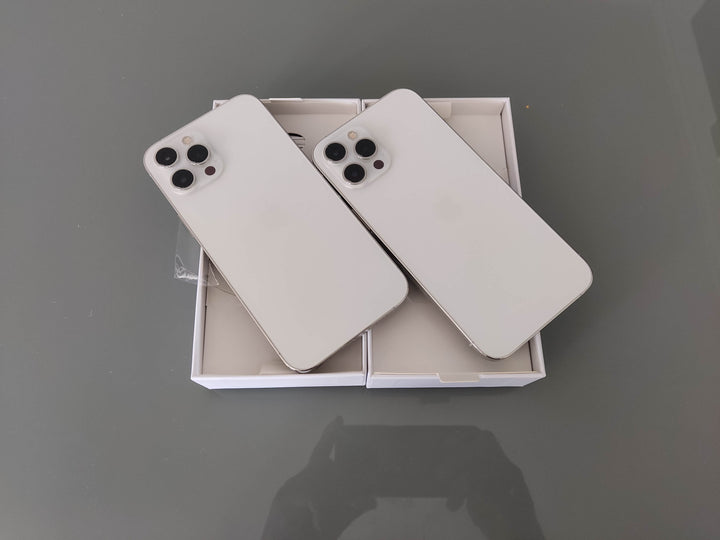 Apple iPhone 12 Pro Max 256GB White 5G New Battery (As New) Free Shipping, Case & Screen Protector *