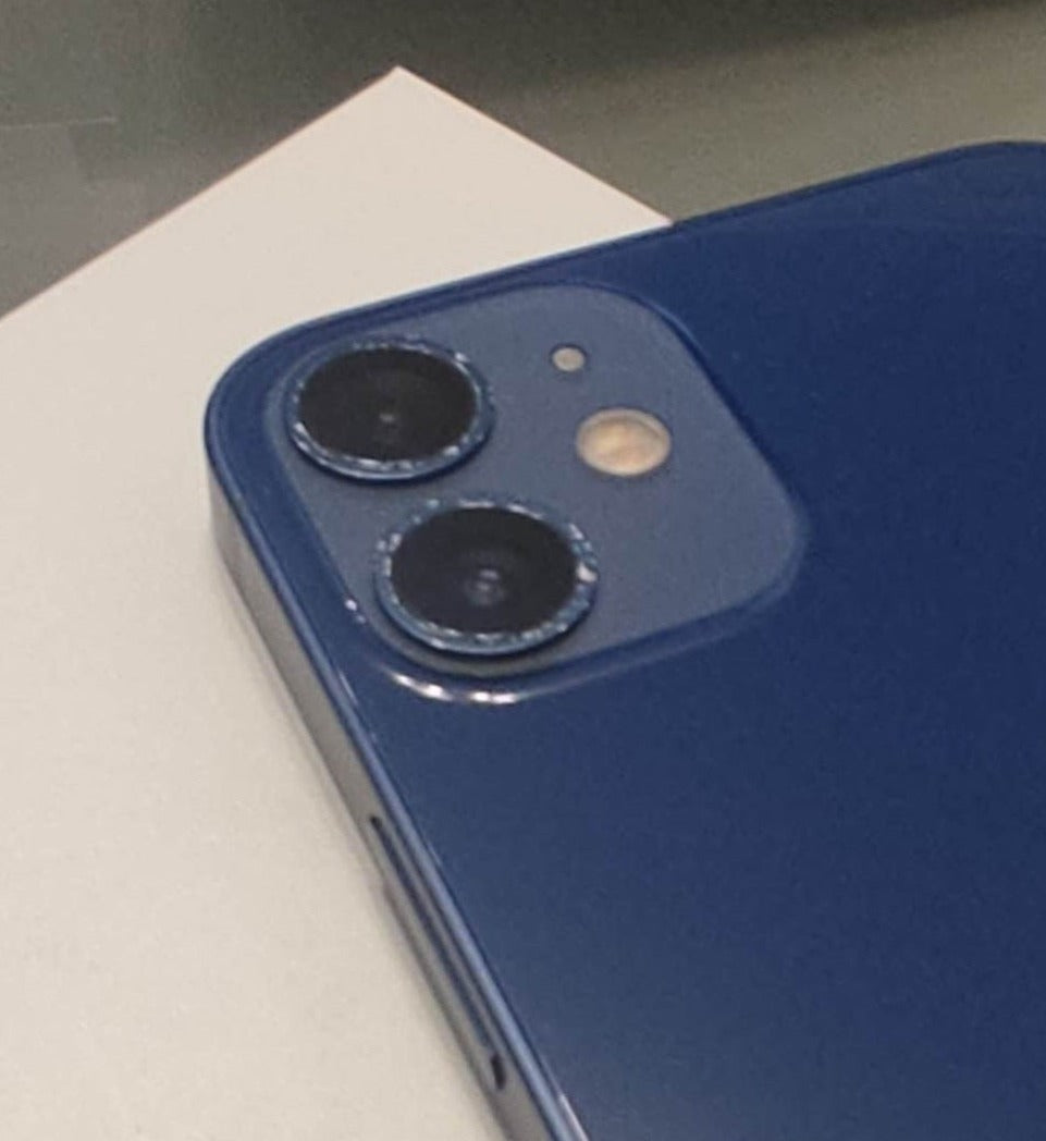 Apple iPhone 12 Mini 64GB Blue - New Case, Glass Screen Protector (Good)