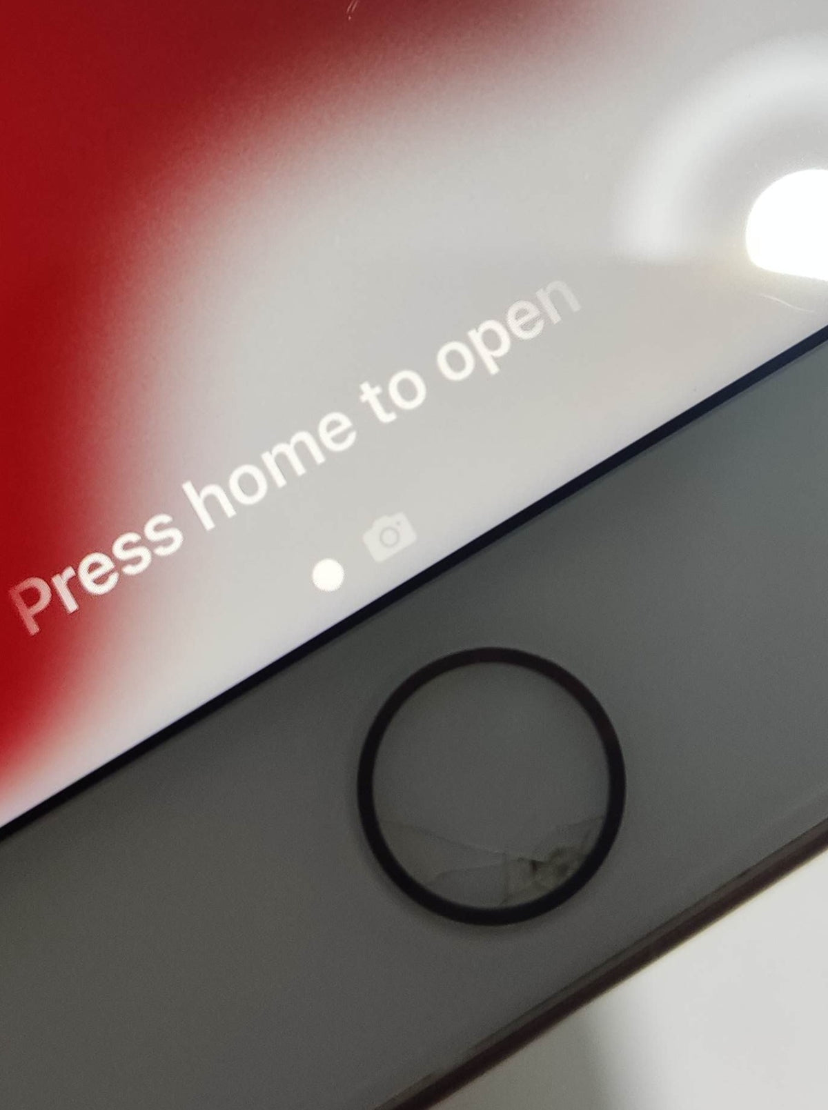 Apple iPhone 8 Plus 64GB Gold (Excellent) Home Button Cracked / Touch ID NW Free Case, Screen Protector
