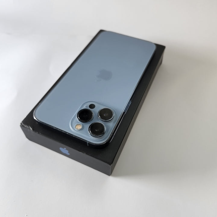 Apple iPhone 13 Pro Max 512GB Sierra Blue - New Case, Screen Protector (As New)
