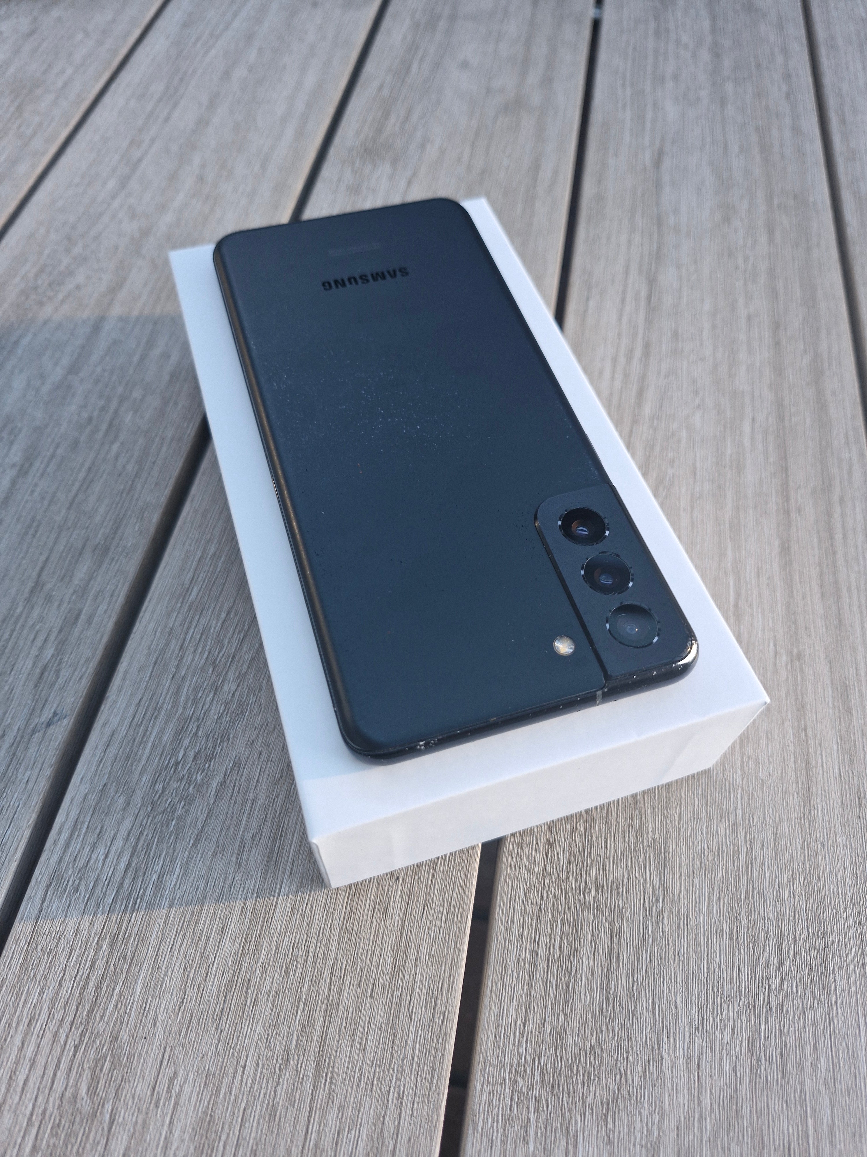 Samsung Galaxy S21 Plus 5G 128GB 8GB Black SM-G996U - New Case, Screen Protector (Fair)