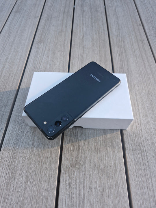 Samsung Galaxy S21 Plus 5G 128GB 8GB Black SM-G996U - New Case, Screen Protector (Fair)