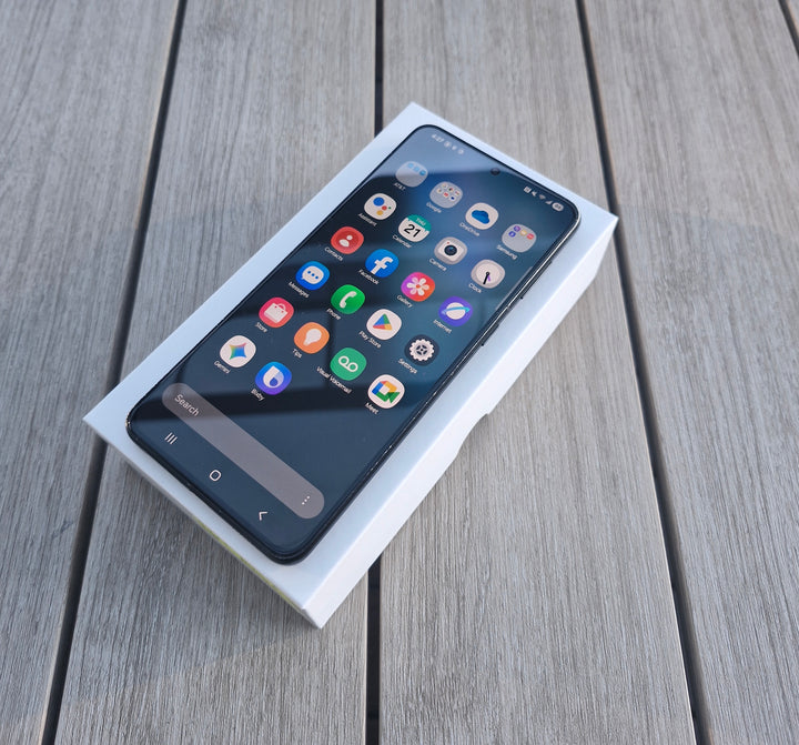 Samsung Galaxy S21 Plus 5G 128GB 8GB Black SM-G996U - New Case, Screen Protector (Fair)