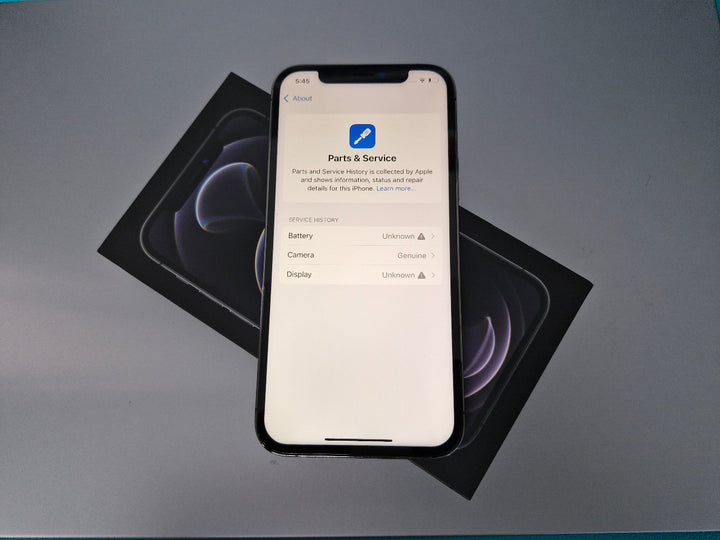 Apple iPhone 12 Pro 256GB 5G Grey Original Box,  New Battery (As New) Refurbished