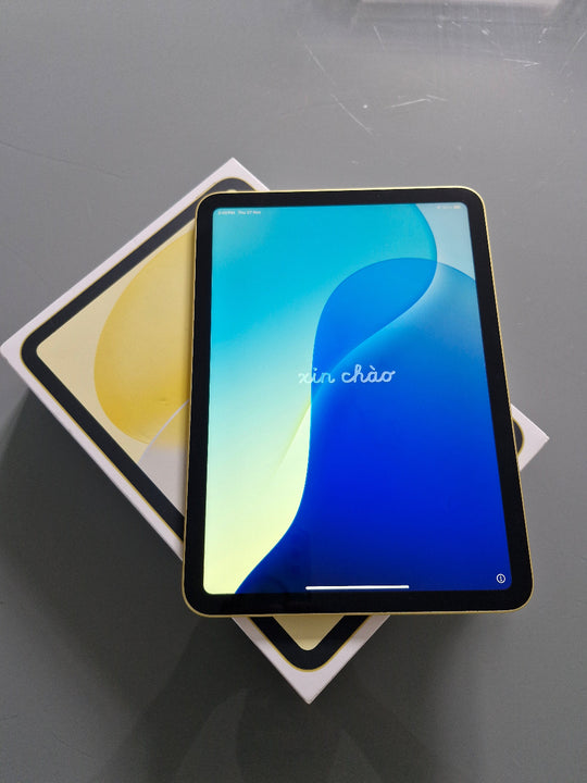 Apple iPad 11 inch A16 Chip 128GB Yellow Like New Front View SmartGear NZ