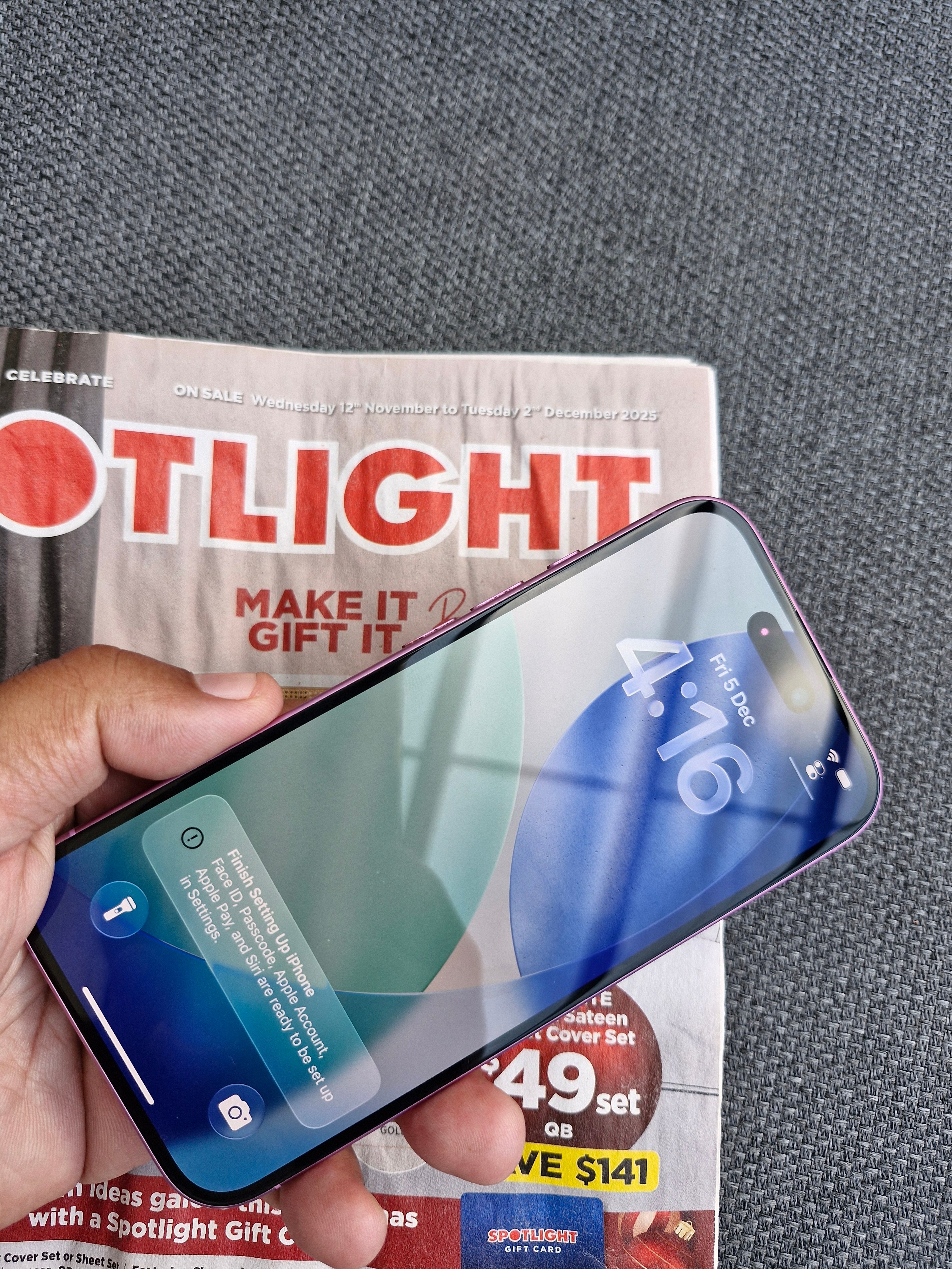 Apple iPhone 16 128GB Pink - One month Old & 100% Battery (Excellent) Pre-owned