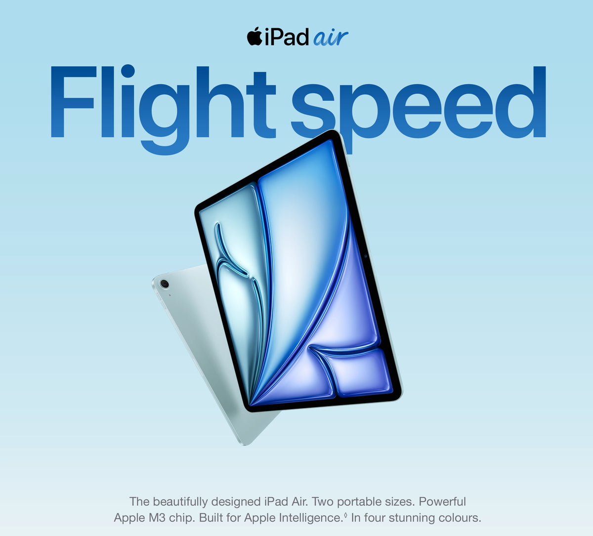 Apple iPad Air 11-inch M3 128GB Wi-Fi Blue – Like New Mint Condition – 97% Battery Health