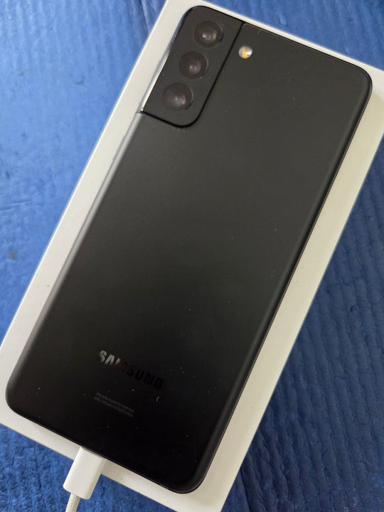 Samsung Galaxy S21 Plus 5G 128GB 8GB Android 15 Black SM-G996U - Used (Grade C)