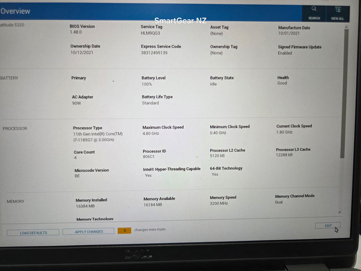 Dell Latitude 5320 13.3-inch Touch - Intel i7 11th Gen - 16GB RAM - 256GB SSD - Win11 Pro - Used