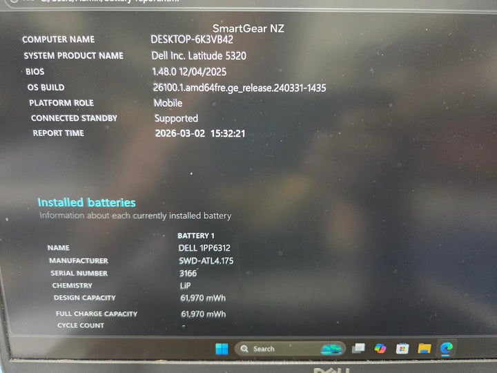 Dell Latitude 5320 13.3-inch Touch - Intel i7 11th Gen - 16GB RAM - 256GB SSD - Win11 Pro - Used (New Battery)